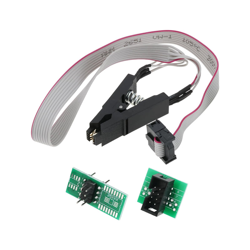 [Australia - AusPower] - 1Set SOIC SOIC8 SOP8 8 Pin Test Clip with Circuit board Programmer Converter Compatible with EEPROM In-Circuit Programming 