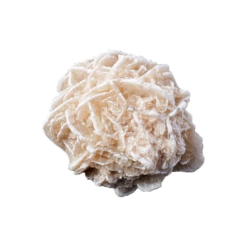 Apengshi Desert Rose Raw Crystals Natural Crystal and Healing Stones Rough Rocks Reiki Chakra Fountain Home Garden Decor Yoga Meditation DIY Stone 1.2-2''