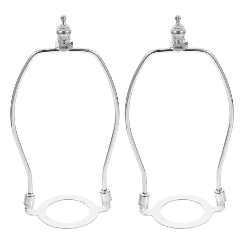 Amosfun Alloy Floor Lamp Holder with Harp Holder Replacement Parts for Table Lamps and Floor Lamps Accessories 7.87 x 3.94 x 2.28 Inches Silver