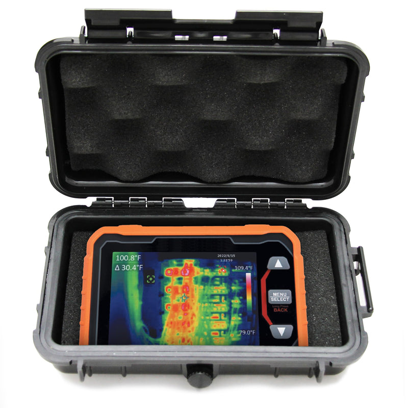 [Australia - AusPower] - CASEMATIX Hard Case Compatible with Klein Tools TI290 Rechargeable Pro Thermal Imaging Camera and Klein Tools TI250 Rechargeable Thermal Imager - Includes Waterproof Carry Case Only 