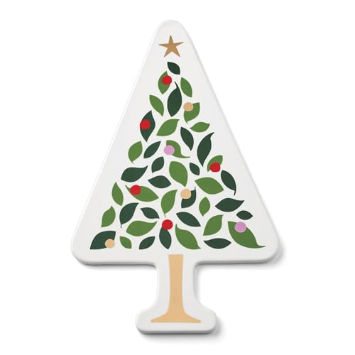 kate spade new york Evergreen Tree Christmas Cheese Board Tree Serving Dish