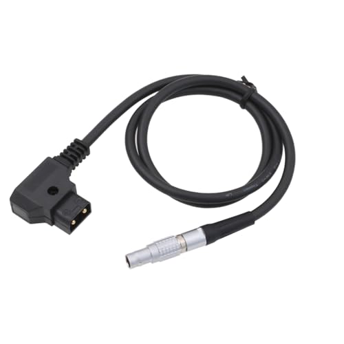 D-tap 6 pin Lemo-Type Power Cable for DJI RS4 Pro, RS2, RS3 Pro Universal Base Mount, Focus Motor 13-17V 1m D-tap to S 6pin 1 meter
