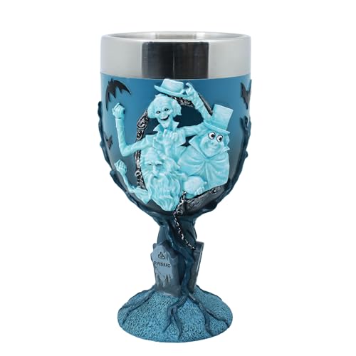 Enesco Disney Showcase the Haunted Mansions Hitchhiking Ghosts Decorative Chalice Goblet, 7.09 Inch, Multicolor