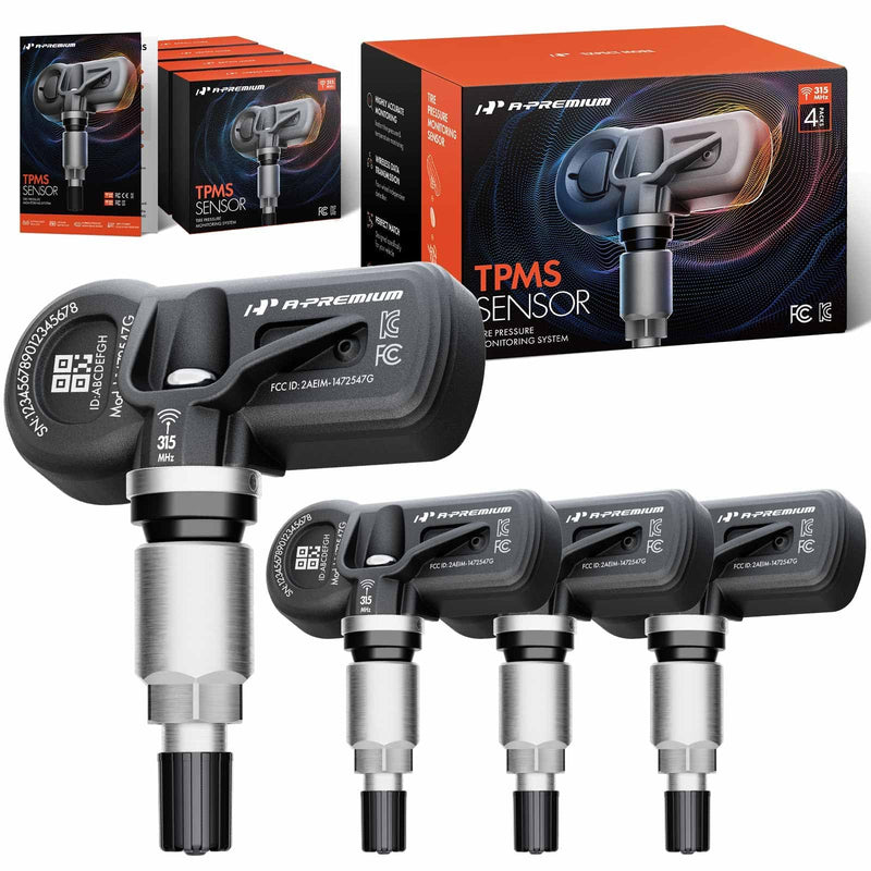 [Australia - AusPower] - A-Premium 4PCS Pre-Programmed TPMS Sensor Tire Pressure Monitoring Sensor - Compatible with Nissan Sentra 2013-2019, Versa 2013-2019, Leaf 2013-2017, Versa Note 2013-2021(SL Model Only) - 315MHz 