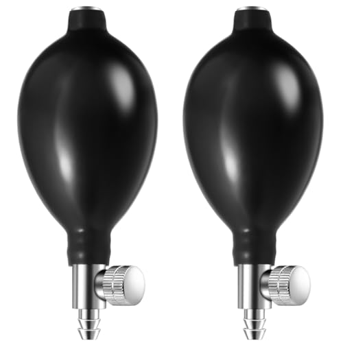 Bellows with valve, small pump ball for blood pressure measurement, high-quality manual inflation lamp for precise blood pressure controls and reliable use