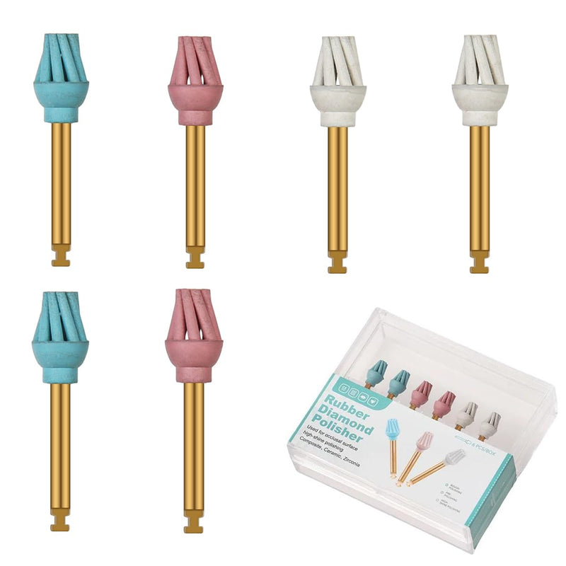 [Australia - AusPower] - Dental Rubber Diamond Polisher Helicoid for Composite Polishing Discs Dentistry Tools Lab Polish Wheel Dentist Materials 