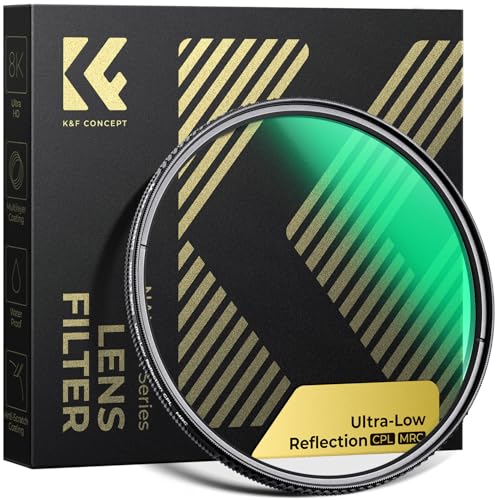 K&F CONCEPT 37mm Ultra-Low Reflectivity Circular Polarizer CPL Lens Filter