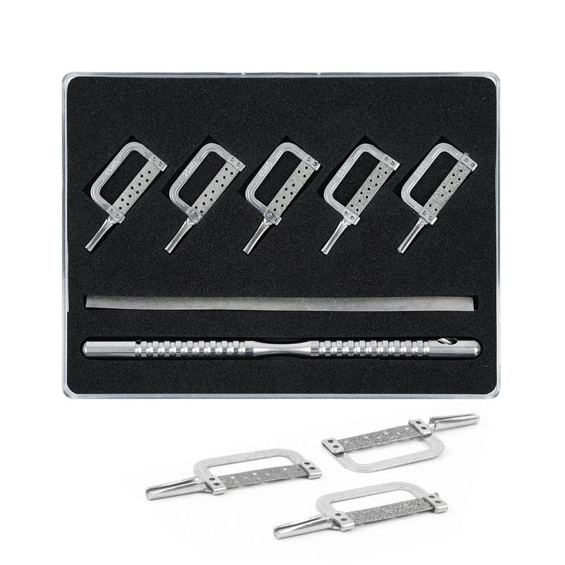 [Australia - AusPower] - Dental IPR Strips Interproximal Enamel Reduction Handle IPR Kit 15-90 HD (IPR Plus Strip System Kit) 
