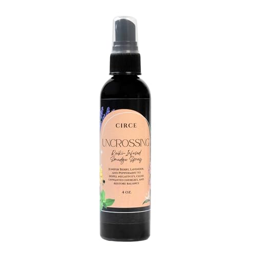 CIRCE Uncrossing Smudge Spray - Remove Negativity, Juniper & Lavender, 4oz