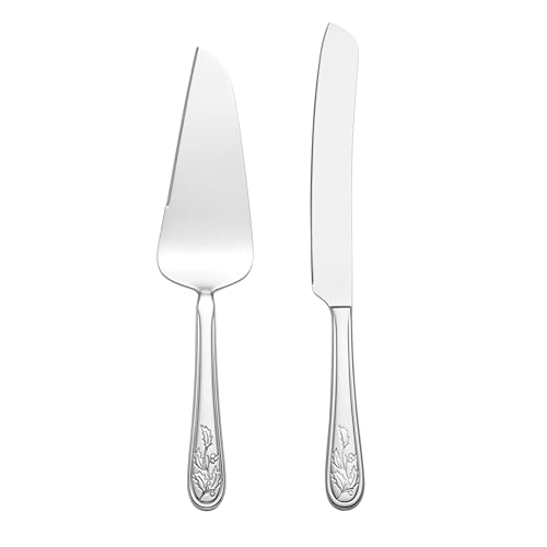 Lenox 897915 Holiday 2-Piece Dessert Set, Christmas Serveware, Serving Utensils