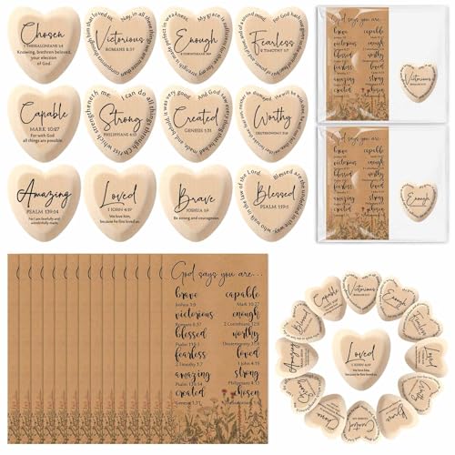 Yalikop 48 Set God Says You are Inspirational Christian Church Gift Scripture