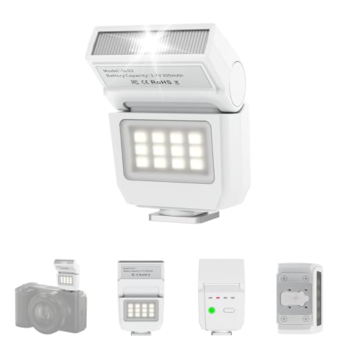 Ulanzi SL03 Camera Mini Flash Speedlite, for DSLR Sony Canon Nikon Fuji White