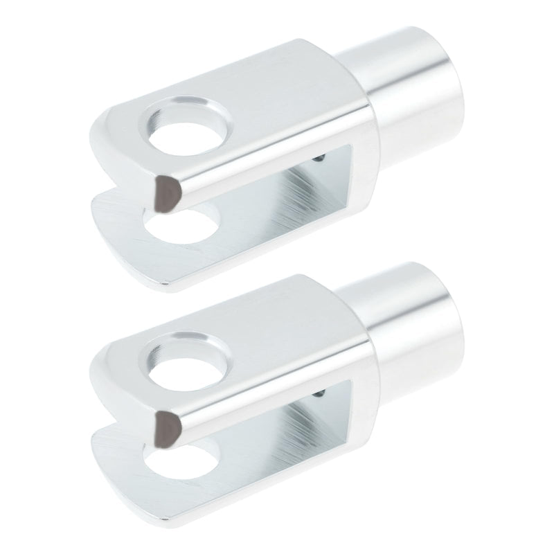 [Australia - AusPower] - 2 Pieces M8x1.25 Air Cylinder Rod Clevis End 42mm Right Hand Female Thread Y Connector for Electronic Automation Equipment 