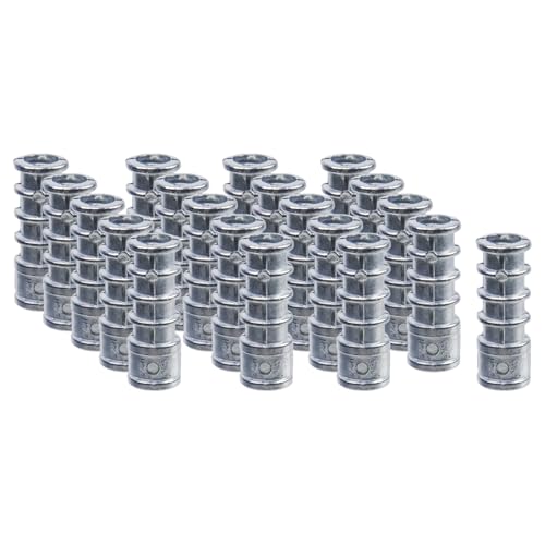 Tighall 20-piece 1/4 x 1-1/2 inch concrete expansion shield anchors with heavy-duty lag bolts