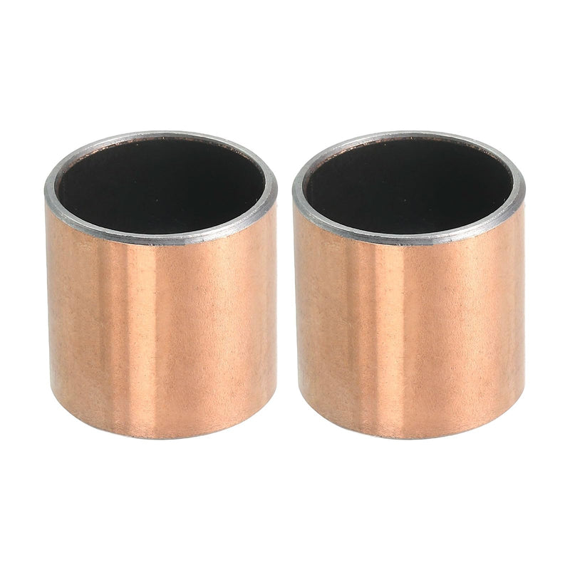 [Australia - AusPower] - uxcell 2 Pcs Sleeve Bearing 7/8" Bore x 1" OD x 1" Length Plain Bearings Wrapped Oilless Bushings Self-Lubricating Bushings for Sliding Parts of Machinery 7/8"x1"x1" 
