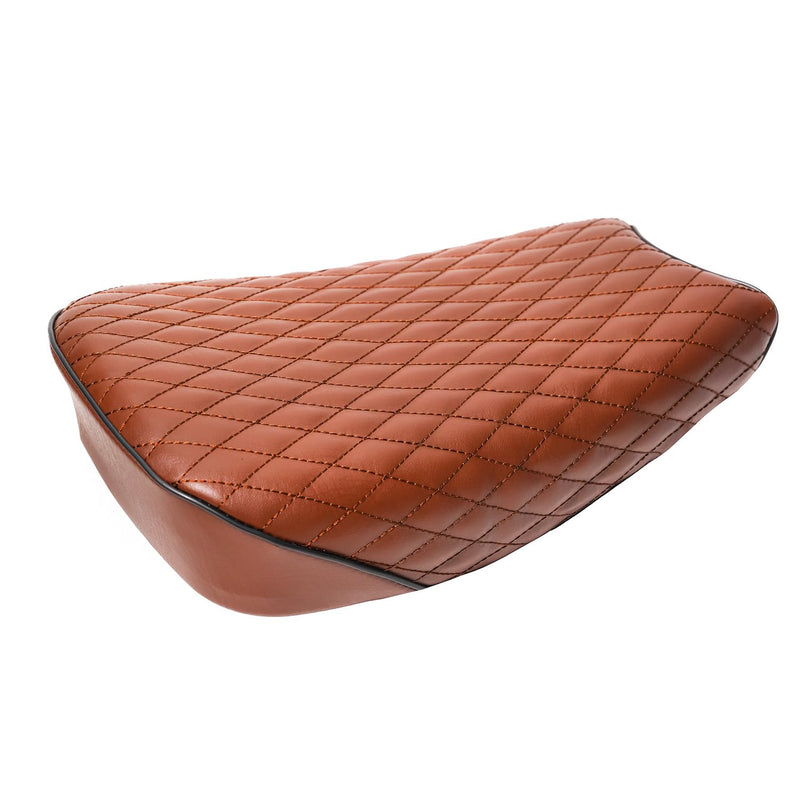 JMCHstore Brown Diamond Stitch Retro Seat Cover for Coleman ct200uex Mini Bike 196cc, Hisun ct200u-ex 200cc Trail Bike Cushion Replacement Parts