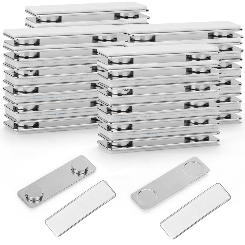 Magnetic Picture Hanger for Wall, Magnetic Picture Frame Poster Hanging System, Strong Wall Magnets Anti-Slip Design 1.7x0.5 inch (24 Pack) 24 Pack