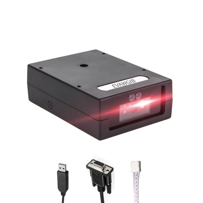 Fixed Mount Barcode Scanner Scan Embedded Mini USB Engine CMOS 2D Barcode Reader Module RS232/TTL/USB Barcode Scanner Module Mini-Size Module (USB)