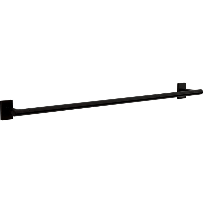 Franklin Brass Hartwell (1-Pack) 18'' Towel Rack w/ 6" Extender for Bathroom Matte Black Towel Bar for Bathroom Wall Mounted Towel Holder Rod HRT26-MB