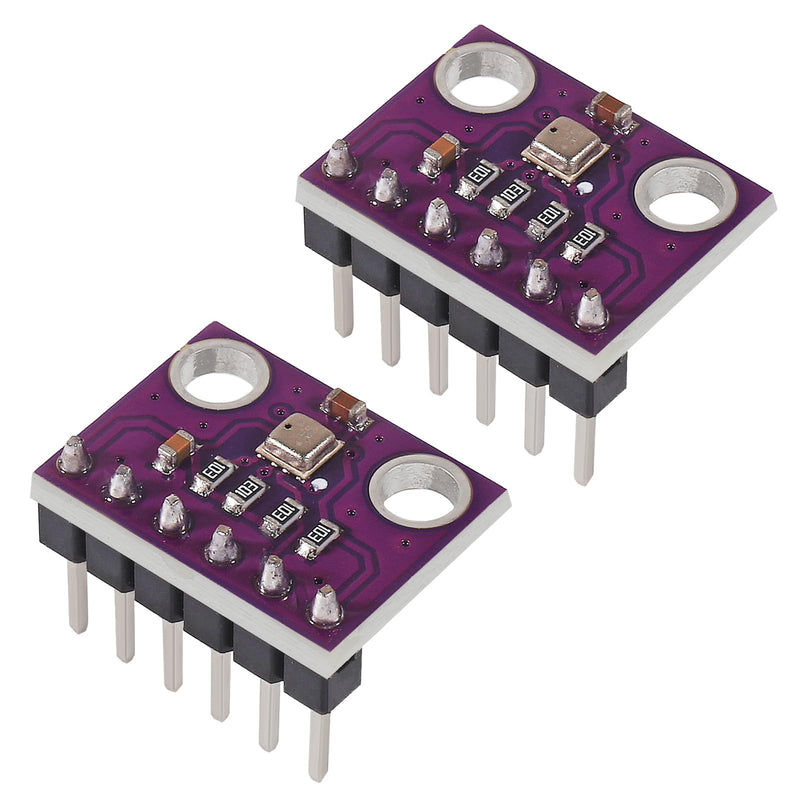 [Australia - AusPower] - 2pcs BME280 3.3V Sensor Module Pre-Soldered Atmospheric Pressure Temperature Humidity Sensors GY-BME280-3.3 for Raspberry Pi 