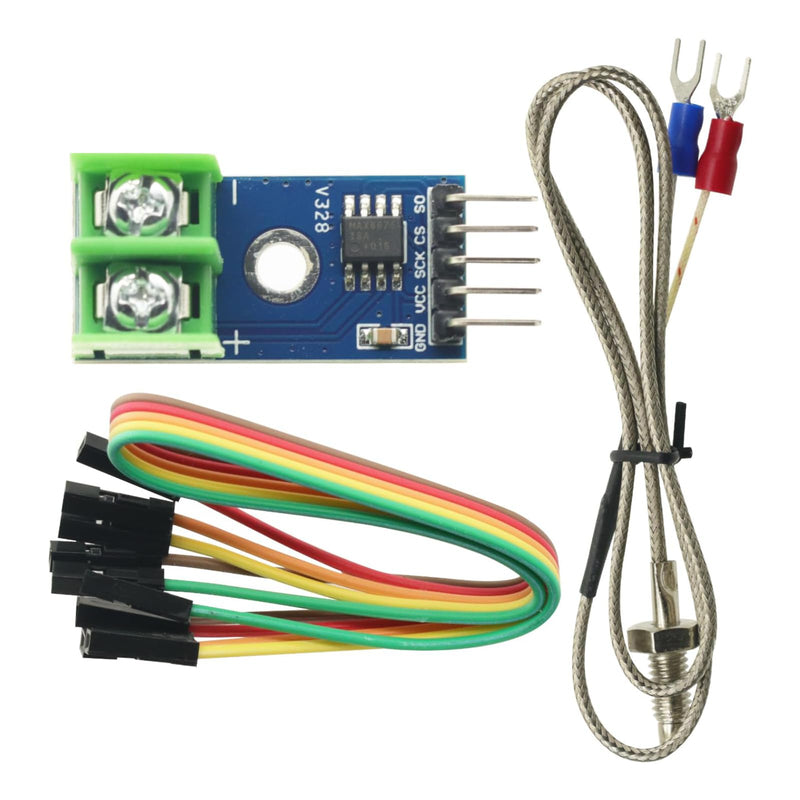 [Australia - AusPower] - DC 3-5V MAX6675 Module with K - Type Thermocouple Temperature Sensor Set. Comes with an M6 Screw and is Suitable for Arduino. 