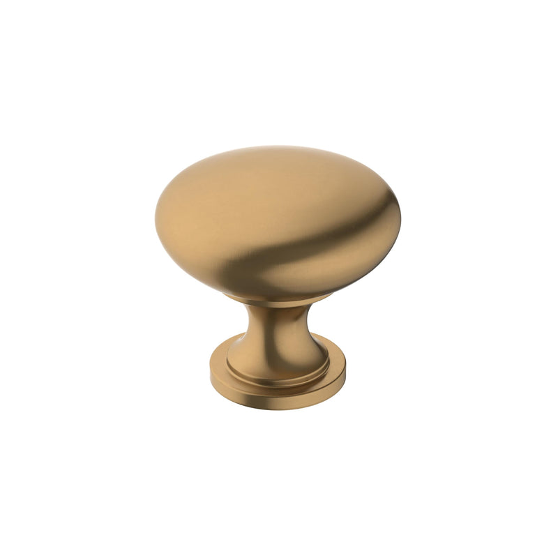 Amerock Edona 1-1/4 inch (32mm) Diameter Champagne Bronze Cabinet Knob - 10 Pack