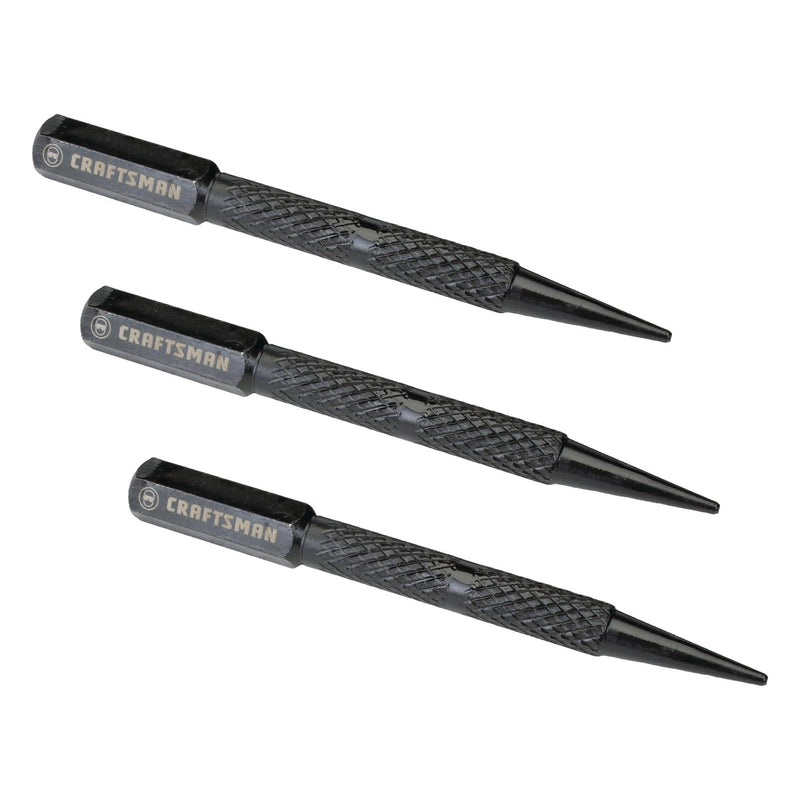 CRAFTSMAN Steel Nail Set, 3-Piece (CMHT58116) (Pack of 3) One Size (Pack of 3)