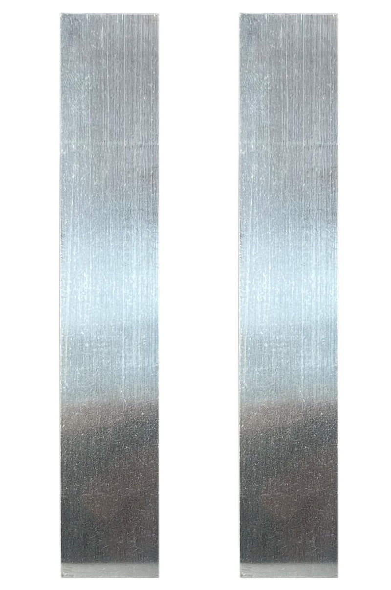 [Australia - AusPower] - 2PCS Metal Electrodes Zinc Sheets,0.04' 'x 1'' x 6''/1x125x25mm, Zinc Electrode Strips(99.995% Pure) for Plating and Electroplating 2PCS 