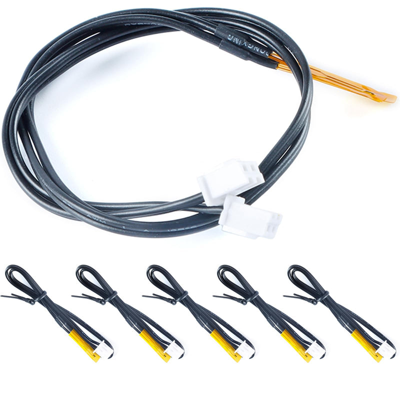 [Australia - AusPower] - 6pcs NTC 10K NTC10KB3435 Waterproof Digital Temperature Sensor Probe Thermistor with 25cm Cable for Precision Measurement 