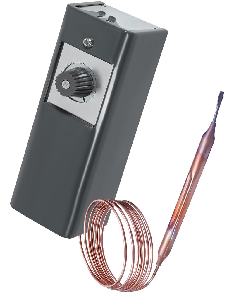 [Australia - AusPower] - W1609-101 Bulb Refrigeration Thermostat Temperature Controller, Replace TH-1609 from -30 Degrees F to 90 Degrees F (-34 Degrees C to 32 Degrees C), 5 Ft Capillary 