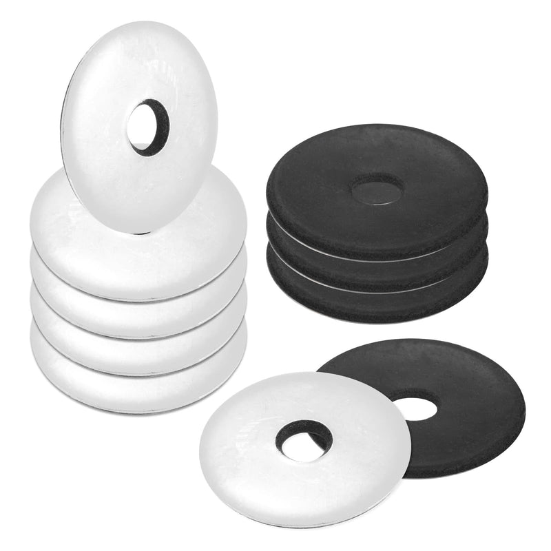 [Australia - AusPower] - 10-Pack EPDM Bonded Sealing Rubber Washers, 304 Stainless Steel 5/16" x 1-1/4" OD Neoprene Rubber Washers Gasket for Bolts/Screws/Machinery/Ships/Roof 5/16" x 1-1/4" 10 
