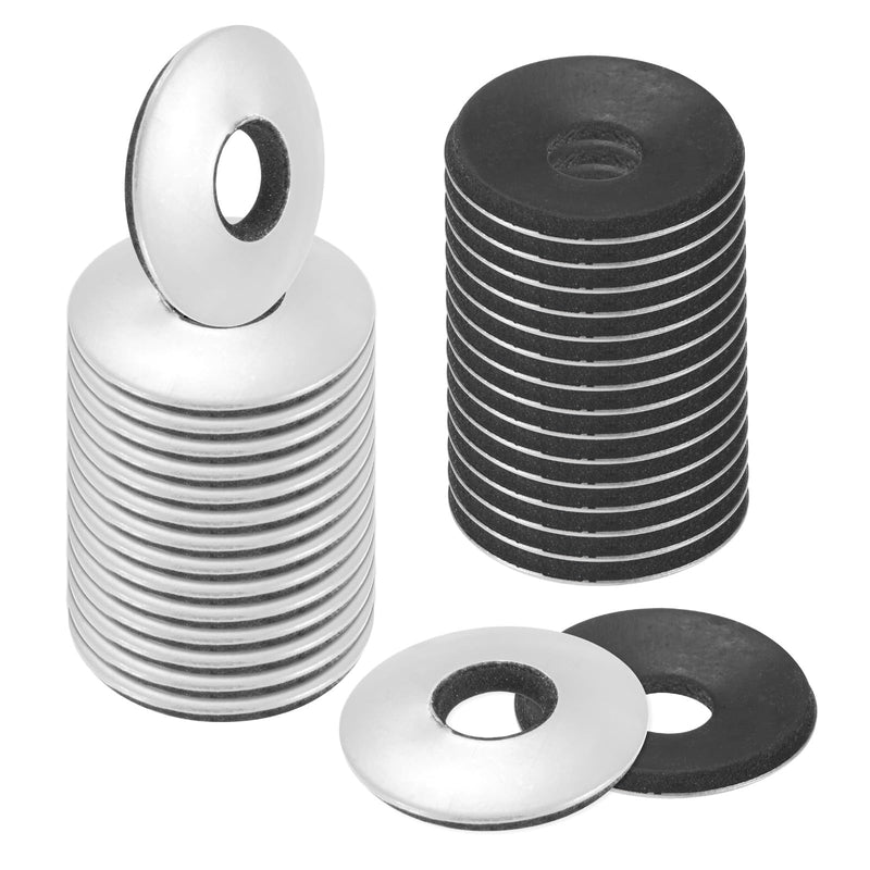 [Australia - AusPower] - 100-Pack EPDM Bonded Sealing Rubber Washers, 304 Stainless Steel 5/16" x 7/8" OD Neoprene Rubber Washers Gasket for Bolts/Screws/Machinery/Ships/Roof 5/16" x 7/8" 100 