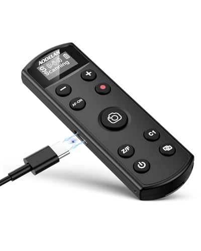 for Sony Camera Wireless Remote Control Rechargeable Shutter Release Update Black Remote for Sony