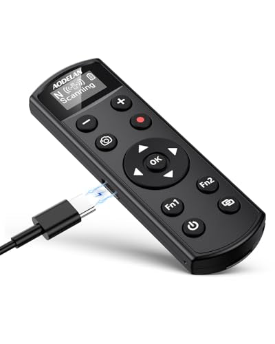 Aodelan for Nikon Wireless Rechargeable Camera Remote Control Update Black Remote for Nikon