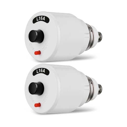 Automatic screw (fuse for old electrical distribution) | Automatic fuse screw 16A, thread E27, L-characteristic, 250/380 V, white