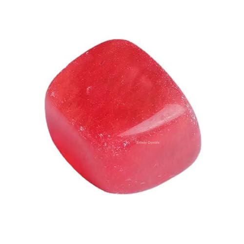 Erliway Red Quartz Crystal Tumbled Healing Stones, 1.25-2.0"