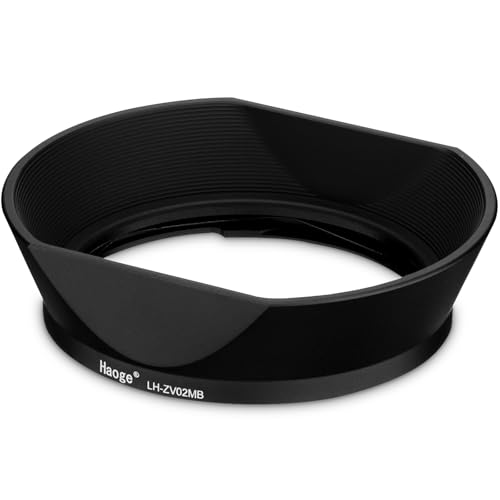 Haoge LH-ZV02MB Square Metal Lens Hood for Voigtlander Nokton 35mm f/1.4 II, 40mmF1.4 VM 50mm f1.5 II VM 28mm f1.5,Carl Zeiss 35mm f2 ZM,35mm f2.8 ZM, Planar T* 2/50 50mm f2 ZM Lens Black