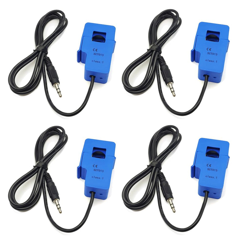 [Australia - AusPower] - 4PCS SCT-013-020 20A Non-invasive Split Core Current Transformer Sensor SCT013 (20A 1V) 20A 1V 