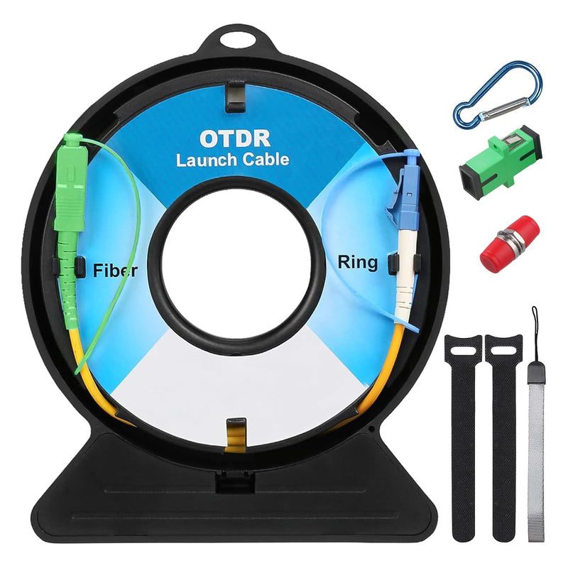 [Australia - AusPower] - OTDR Launch Cable - SC/APC to LC/UPC Single-Mode SM 9/125μm Fiber Optic Dead Zone Eliminator Test Cable - 1000m High-Performance Extension Cord for OTDR Testing & Fiber Network Troubleshooting 