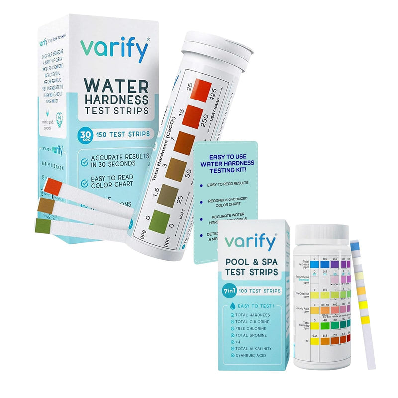[Australia - AusPower] - Water Hardness Test Strips + Pool & Spa Test Strips 