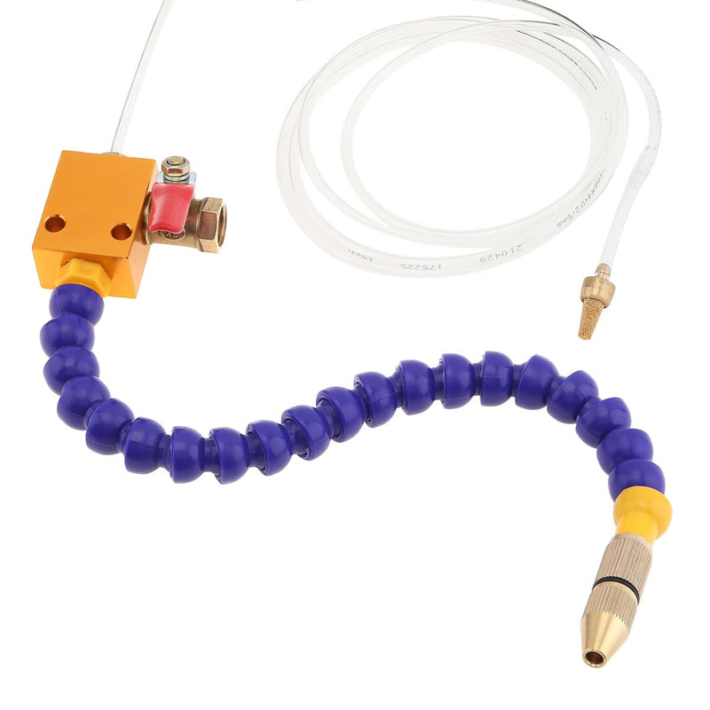 [Australia - AusPower] - 2PC Mist Coolant Mist Lubrication System Unit, Metal Cutting Engraving Cooling Sprayer Machine with Air Pipe for CNC Lathe Milling Drill Machine 2 