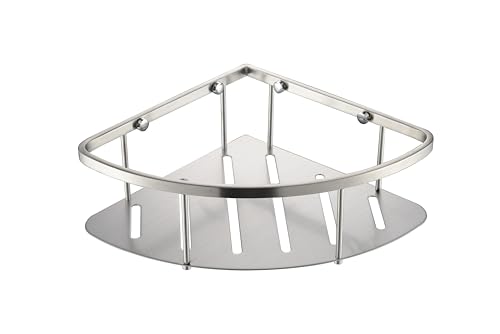Triangular Corner Shower Caddy - Stainless Steel Rust-Resistant Bathroom Caddy Organizer Shelf