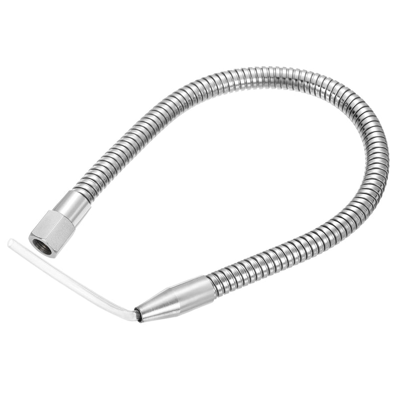 [Australia - AusPower] - uxcell Mist Coolant Lubrication Spray System, 500mm G1/4" Thread Metal Flexible Water Oil Cooling Tube with Round Head Nozzle for Cooling Machine CNC Lathe Milling Drill 500mm G1/4" 