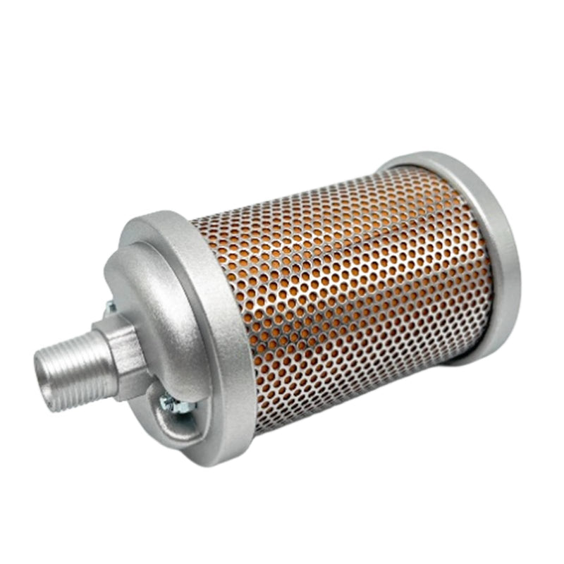 [Australia - AusPower] - M05 Air Compressor Muffler 1/2" NPT Male, Air Exhaust Silencer for Dryer Compressor Air Pump, Compressed Air Equipment and Systems, 145 PSI 