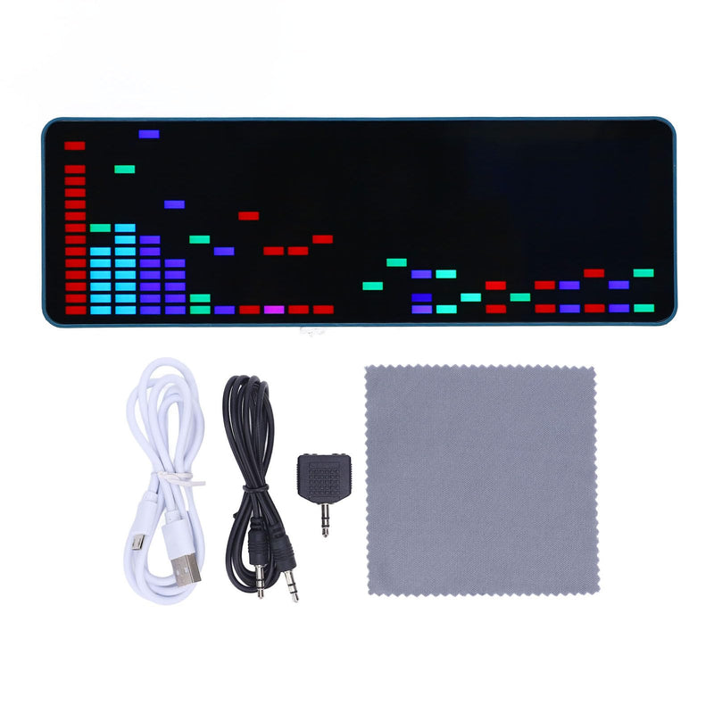 Real-time Music Visualizer RGB LED Spectrum Analysis Compatible with HiFi DJ Equipment Smart Home 16 x 24 cm