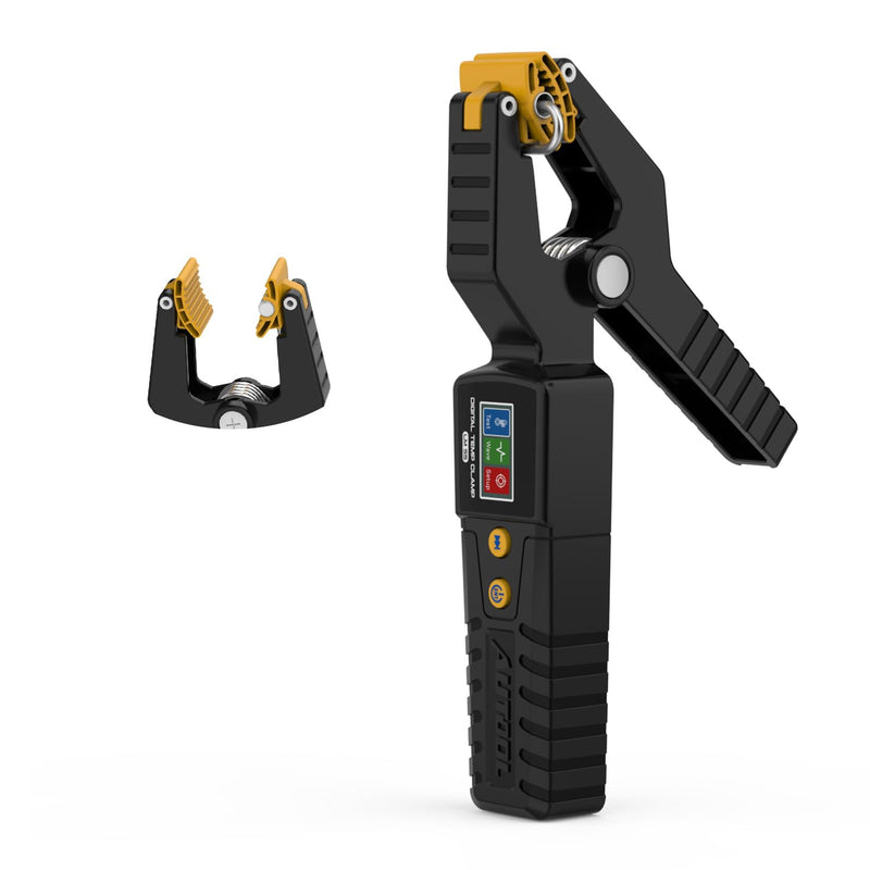[Australia - AusPower] - Digital Temp Clamp,LM55 HVAC Temperature Clamp Meter,Clamp HVAC Thermometer with High Precision Sensor, Measurement Range of -20 to 150°C,Data Waveform Display 