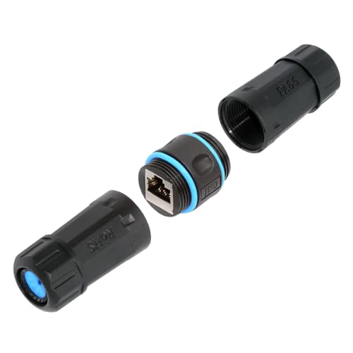 Connector M20 Locking IP68 Waterproof UTP STP RJ45 Female to CAT6 Female Network Patch Extension Adapter Coupler RJ45 CAT6