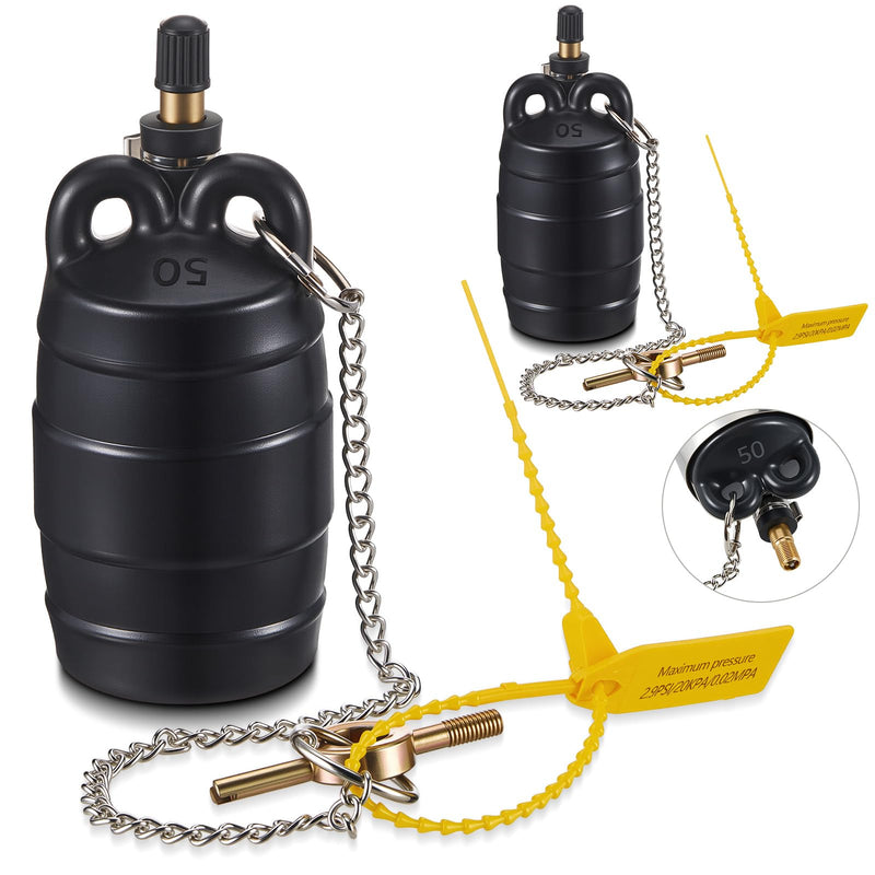 [Australia - AusPower] - Nuanchu 2 Pieces 2 Inch Inflatable Pipe Ball Plug Pressure Test Rubber Black Plumbing Toilet Drain Test Plug 