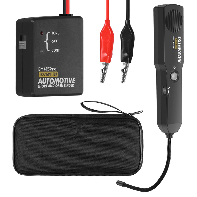 [Australia - AusPower] - Automotive Electrical Short Open Finder Circuit Tester Tracer for Em415pro,Wire Breaker Finder Detector Probe, Car Circuit Scanner Diagnostic Tool,Cable Fault Locator,DC 6-42V Adjustable for Car Truck 
