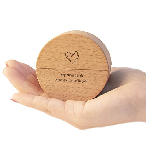 Small Keepsake Urns for Human and Pet Ashes, Dog Small Urn, Mini Keepsake,Natural Wood Urns